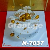 ჩვილის ნათლობის ტორტი 7037
