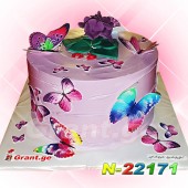  ტორტი პეპლებით 22171