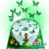  ტორტი პეპლებით 22184