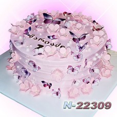  ტორტი პეპლებით 22309
