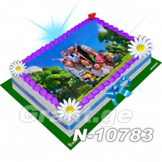 მინიონები ფოტო ტორტი 10783
