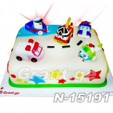 ტორტი ROBOCAR POLI 15191