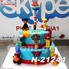 ტორტი ლეკვების პატრული Paw Patrol 21244