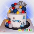 ტორტი ბუშტებით 22215