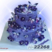  ტორტი პეპლებით 22268