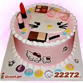 ჰელოუ კიტი ფოტო ტორტი 22272