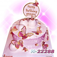  ტორტი პეპლებით 22288