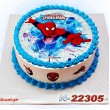 სპაიდერმენი ფოტო ტორტი 22305
