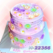  ტორტი გვირილებით 22356