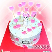 ტორტი გულებით 22360