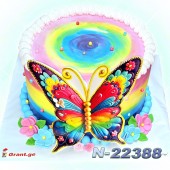  ტორტი პეპლებით 22388