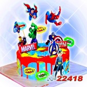 სუპერგმირები ტორტი 22418