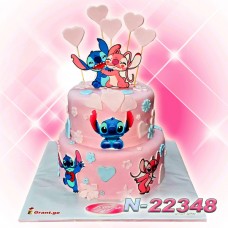 ლილო და სტიჩი ფოტო ტორტი 22348