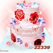  ტორტი ყვავილებით 22347